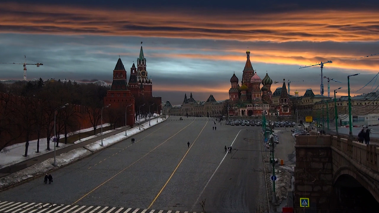 Москва  с цветокоррекцией
