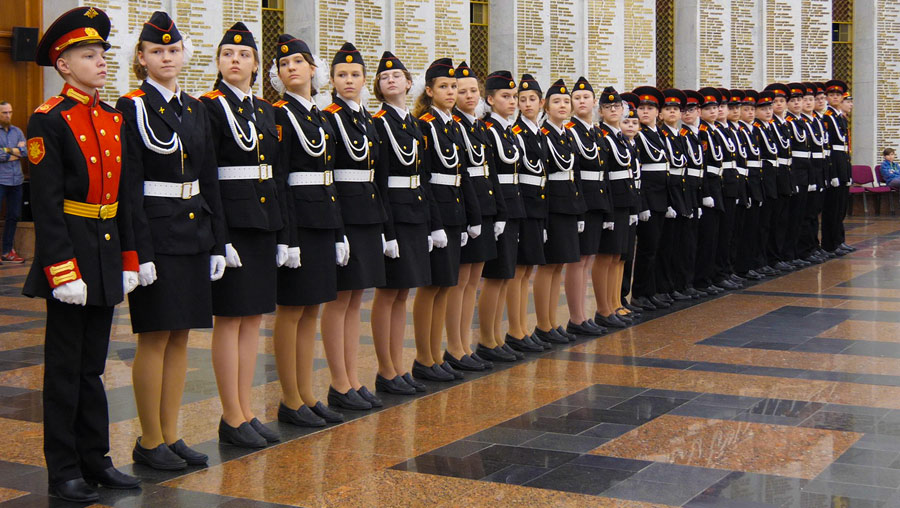 Профессиональная видеосъемка клятвы кадет