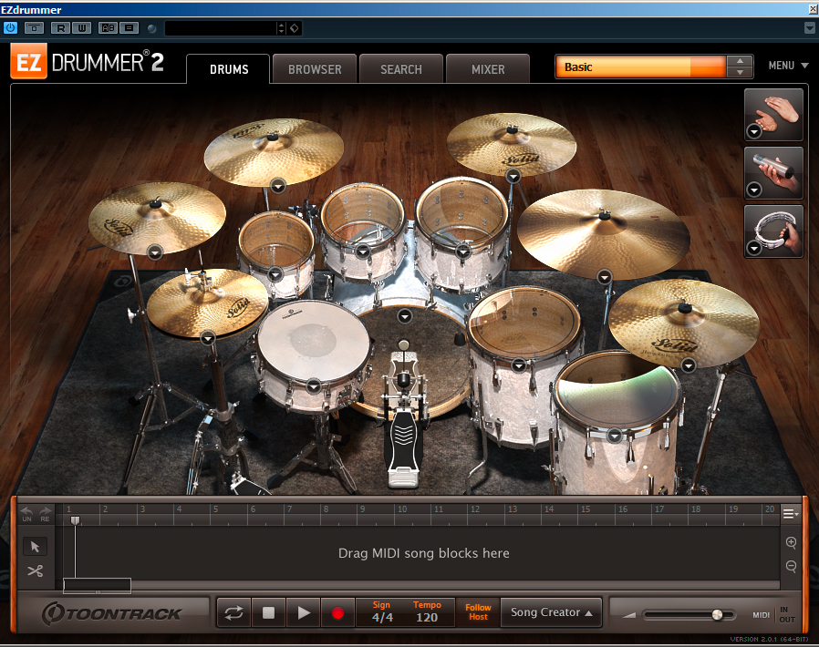  modern EZDrummer 2