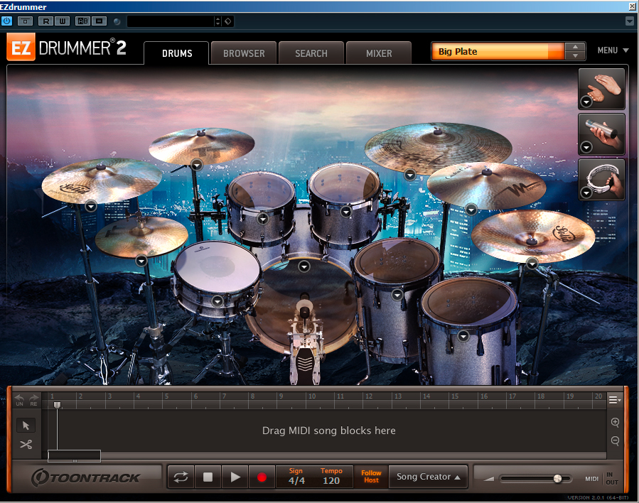 Rock solid EZDrummer 2