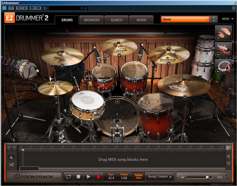 Rock EZDrummer 2