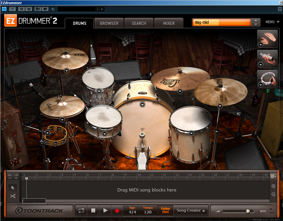 Blues EZDrummer 2