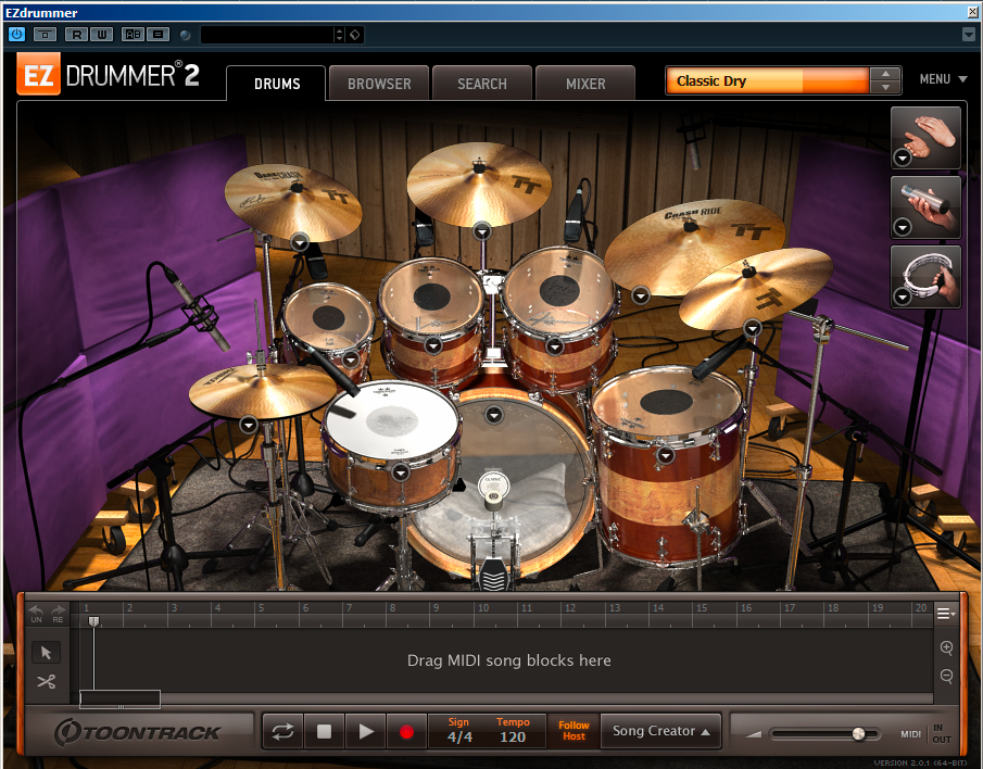 Classic EZDrummer 2