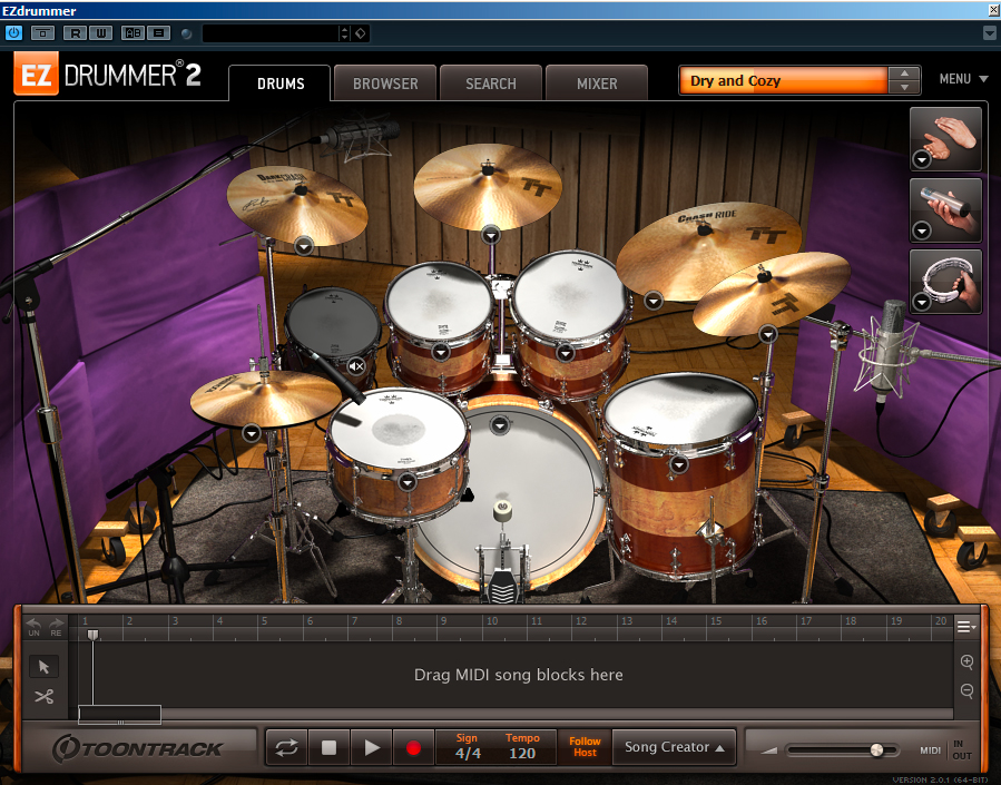 Classic 4mic EZDrummer 2