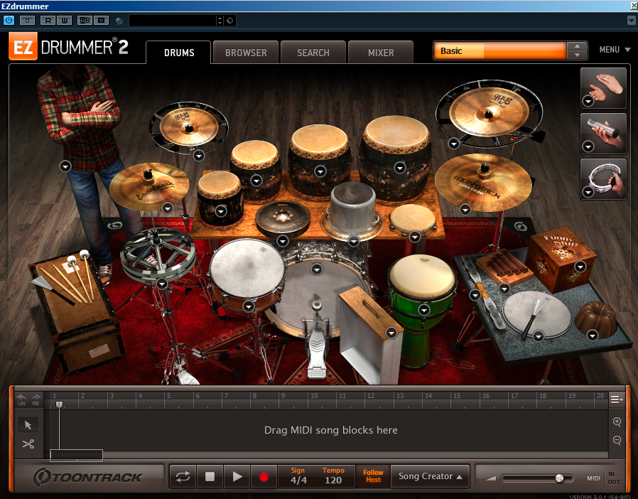 twisted kit EZDrummer 2